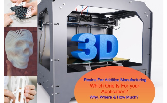 Additive Manufacturing (3D Printing) Resin Types, Selections And Application Approach