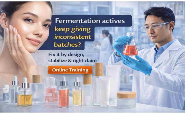 Fermented Actives in Cosmetics: Performance Gains, Formulation Stability, and Process Control - OD