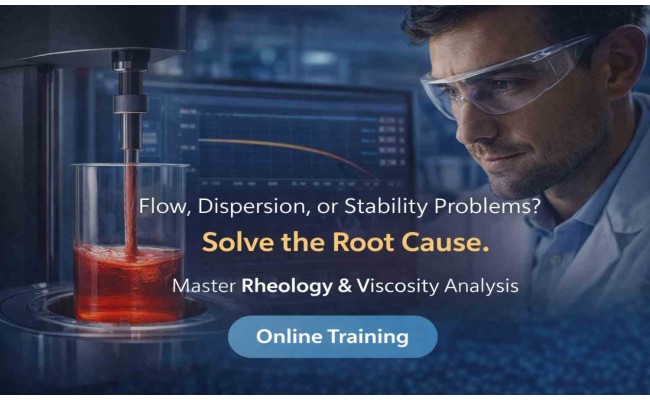 Advanced Rheology Training for Formulators: Flow, Structure, and Performance Control - OD