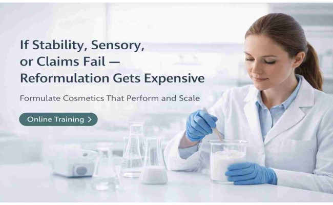 Cosmetic Formulation for Consumer Performance: Advanced Sensory, Stability, and Rapid Development