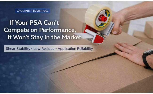 PSA Tapes Training: Advanced Formulation for Tack, Peel, Shear, and Long-Term Performance Control - OD