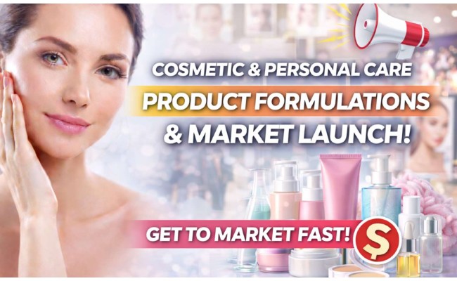 Cosmetic And Personal Care Product Range Creation Training Part-2: Scale-Up, Validation and Commercial Launch